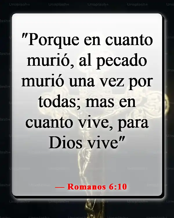 Versículos de la Biblia sobre celebrar la vida después de la muerte (Romanos 6:10)