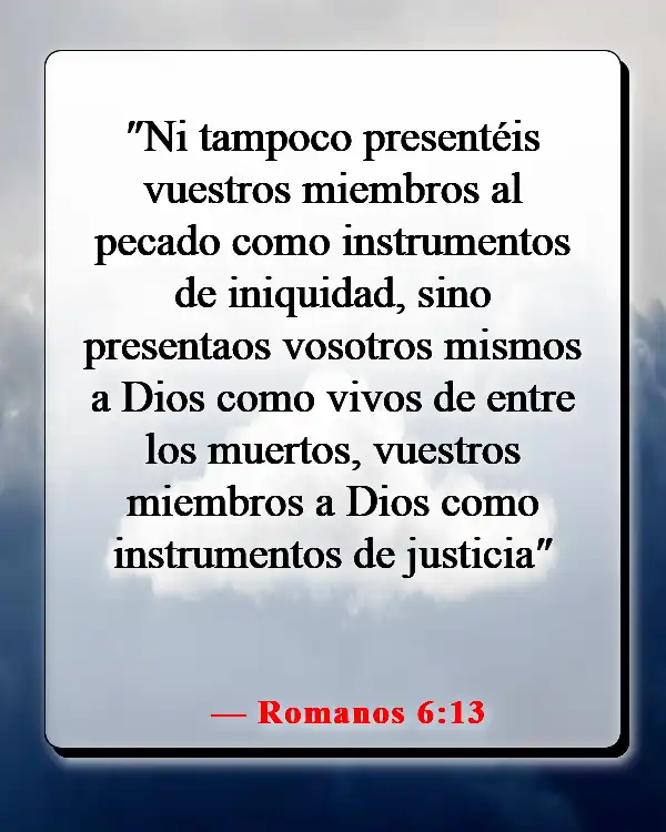 Versículos de la Biblia sobre la virtud (Romanos 6:13)