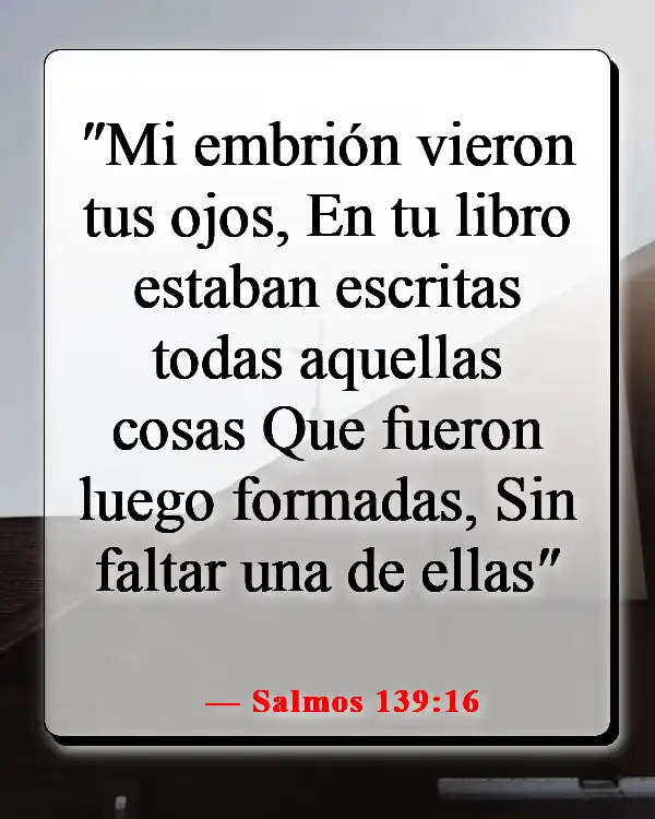 Versículos bíblicos sobre el destino (Salmos 139:16)