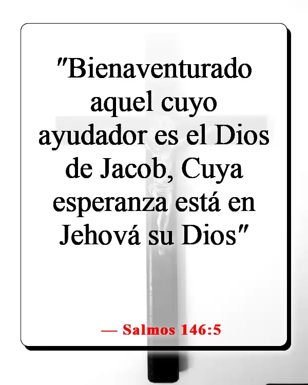 Versículo de la Biblia sobre la esperanza para el futuro (Salmos 146:5)