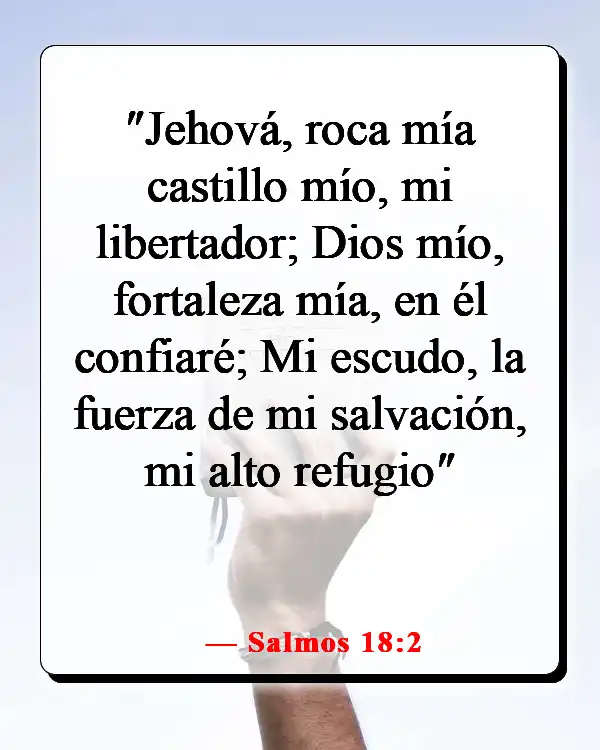 Versículos de la Biblia sobre estar anclado en Cristo (Salmos 18:2)