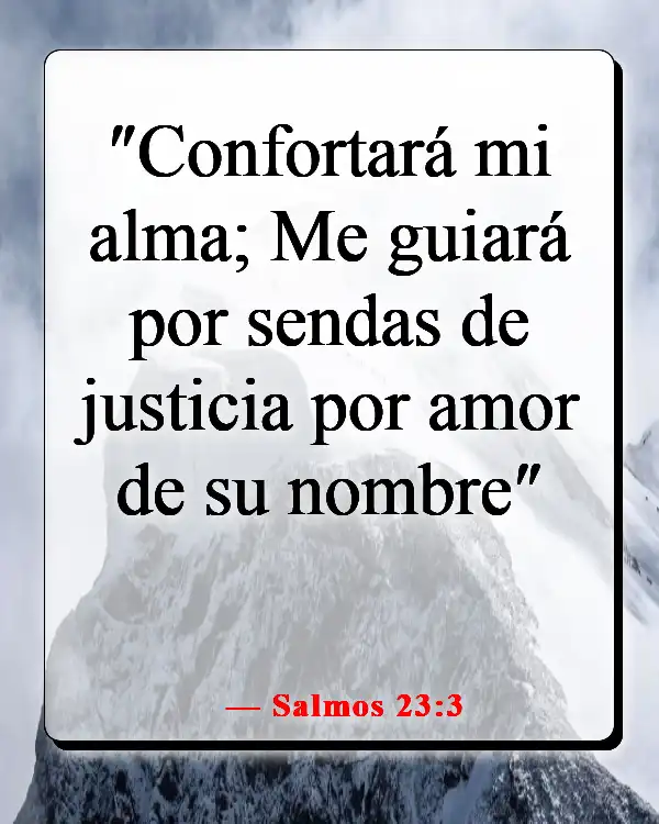 Versículos de la Biblia sobre la sanación de la mente (Salmos 23:3)