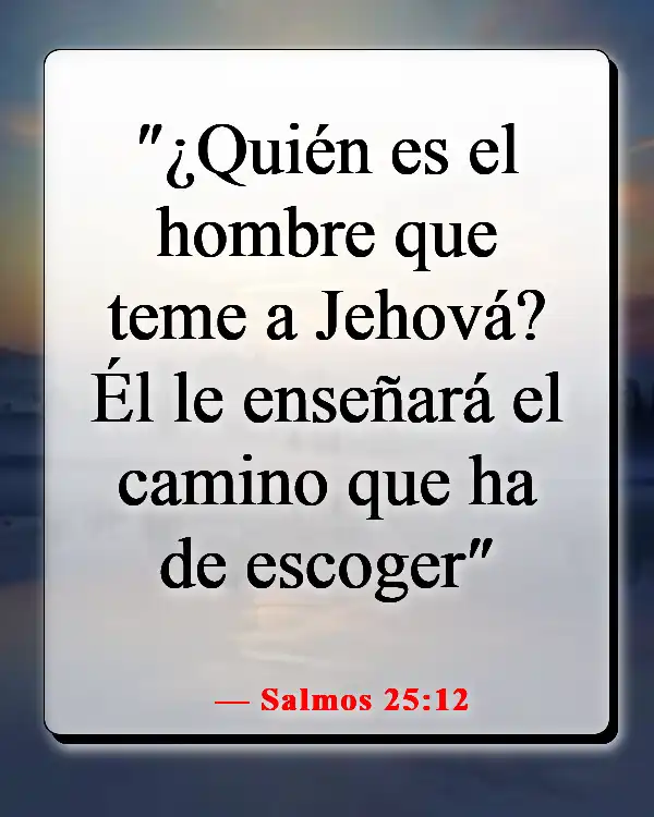 Versículos bíblicos sobre el destino (Salmos 25:12)