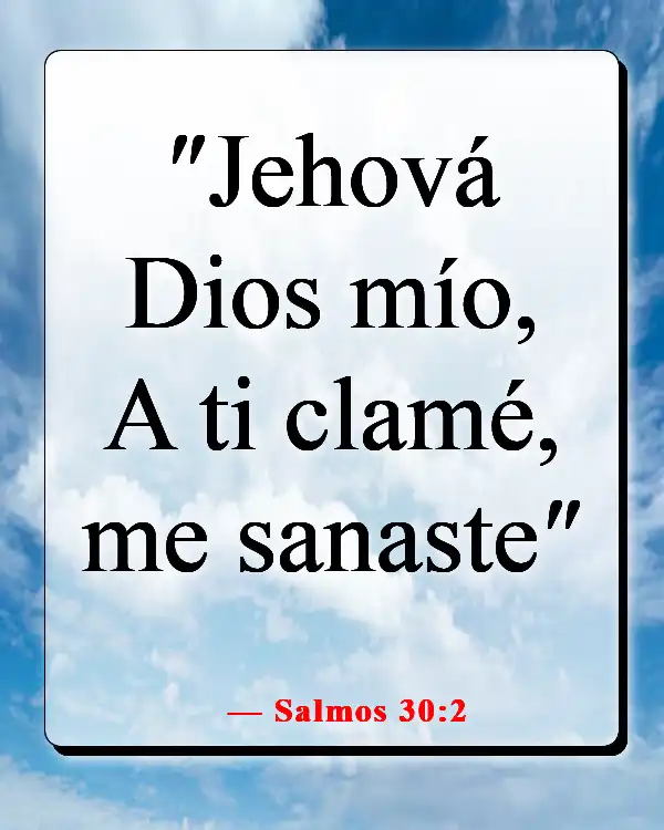 Versículos de la Biblia sobre la sanación de la mente (Salmos 30:2)