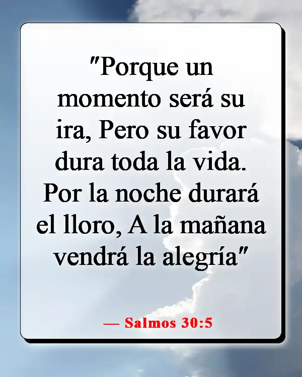Mejores versículos de la Biblia para cuando estás deprimido (Salmos 30:5)