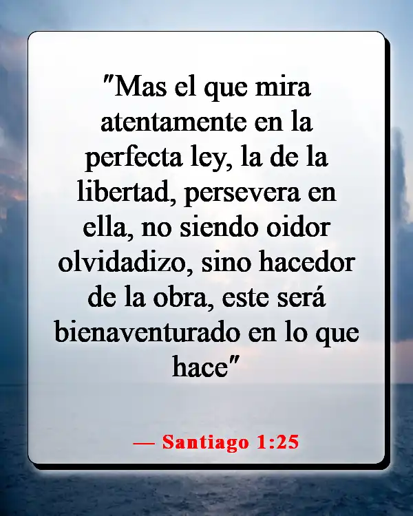 Versículos de la Biblia sobre la transformación de tu mente (Santiago 1:25)