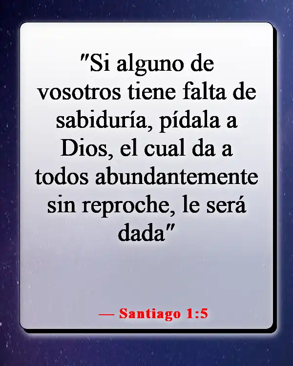 Versículos bíblicos sobre el destino (Santiago 1:5)