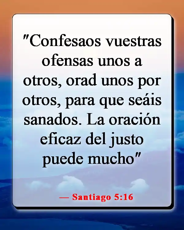 Versículos de la Biblia sobre no ser perfecto (Santiago 5:16)