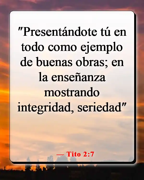 Versículos de la Biblia sobre la virtud (Tito 2:7)