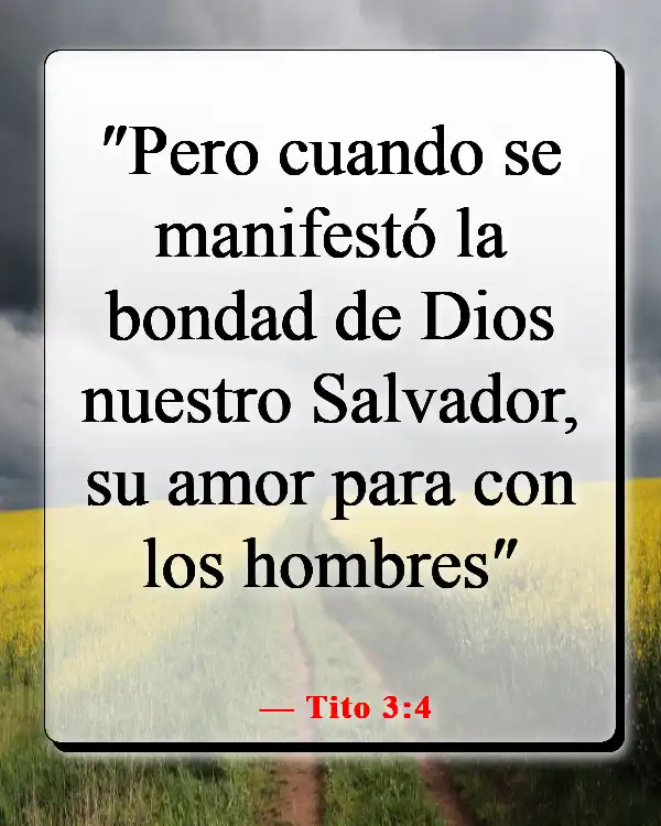 Versículos de la Biblia sobre ser amable (Tito 3:4)