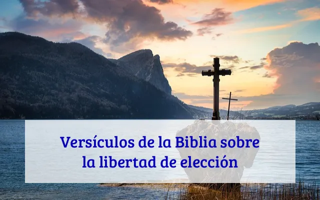 Versículos de la Biblia sobre la libertad de elección
