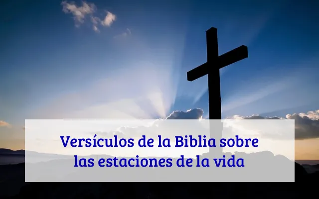 Versículos de la Biblia sobre las estaciones de la vida